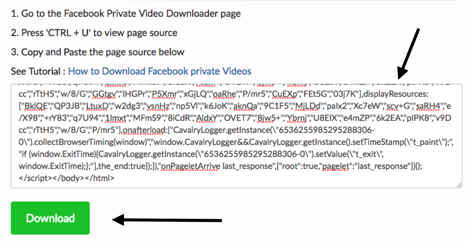 how to download a video from someone's facebook post